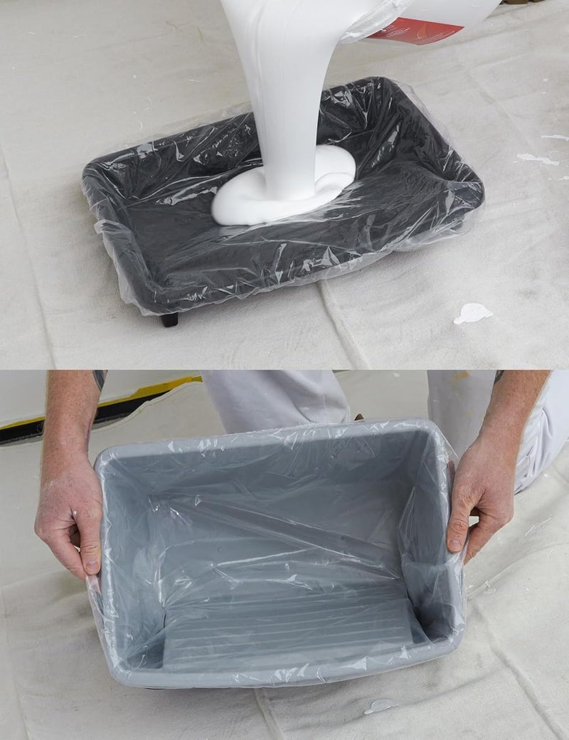 Rolling Dog 12 Inch Paint Roller Kit - Large Paint Bucket and Roller with Adjustable Roller Frame, Microfiber Roller Covers and Exrension Pole for Walls,Ceilings,Furniture Painting(Pack of 21) - Image 5